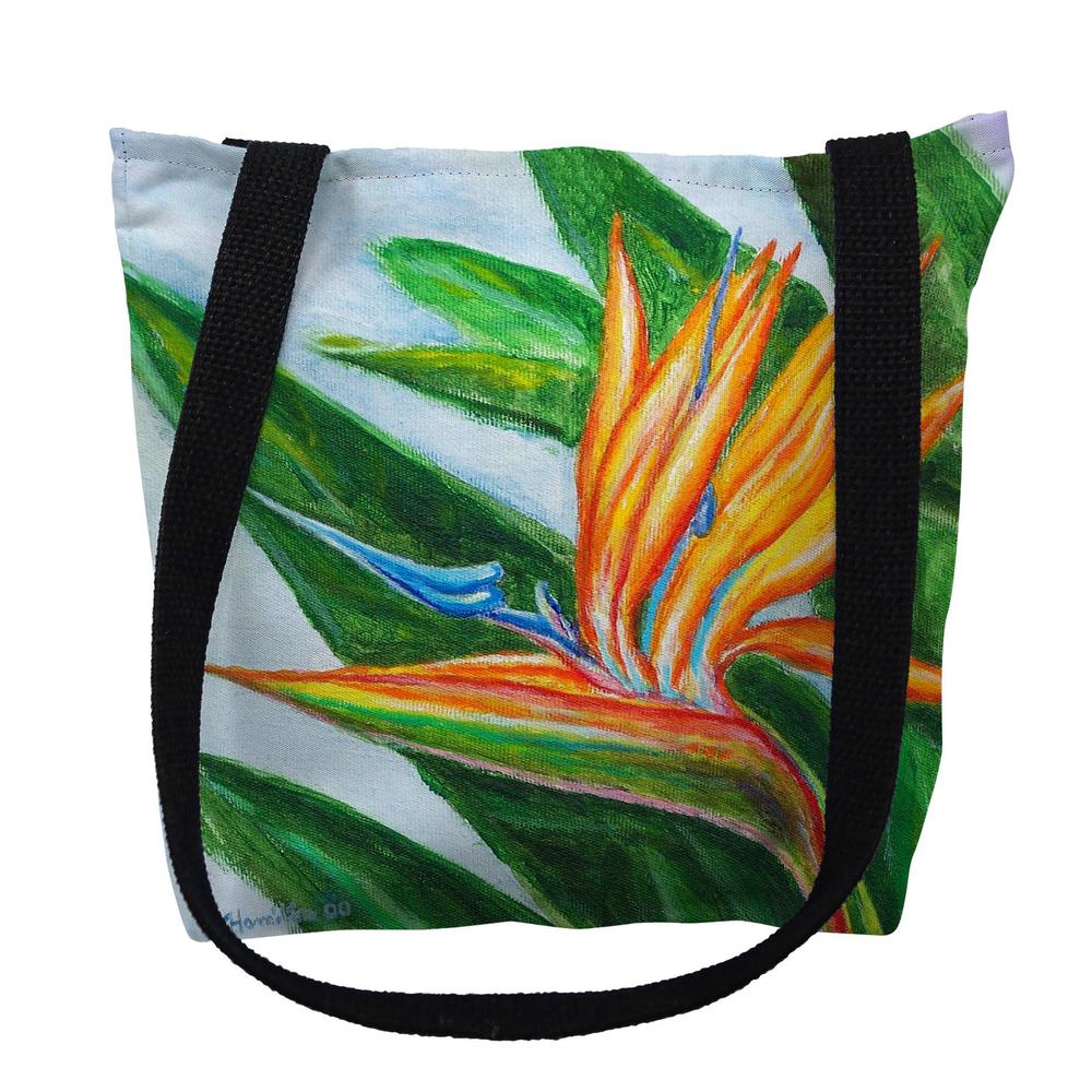 Bird of Paradise Large Tote Bag, 18x18. Picture 1
