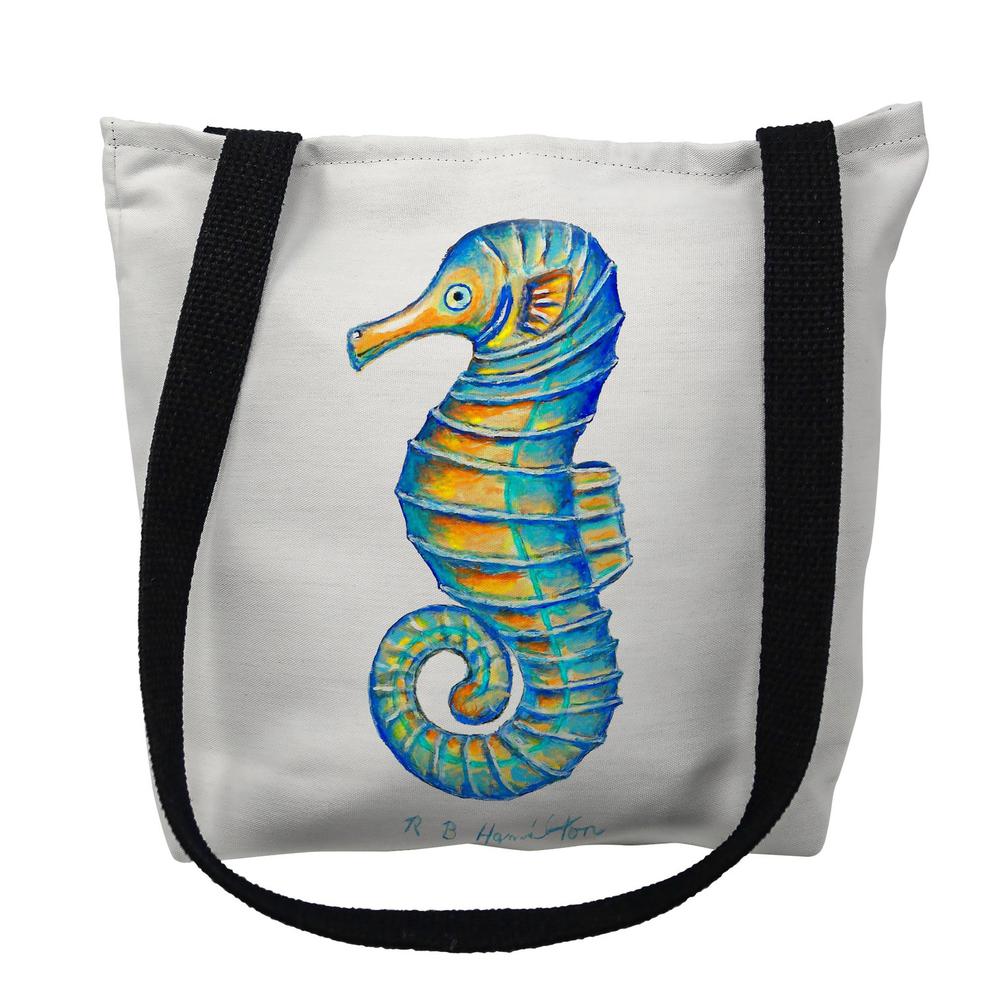 Ray's Seahorse Large Tote Bag 18x18. Picture 1