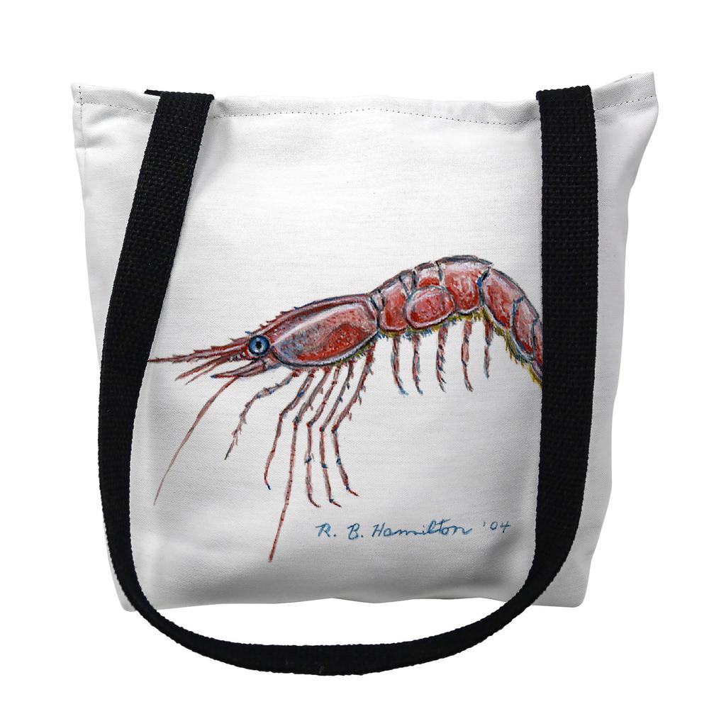 Shrimp Medium Tote Bag 16x16. Picture 1
