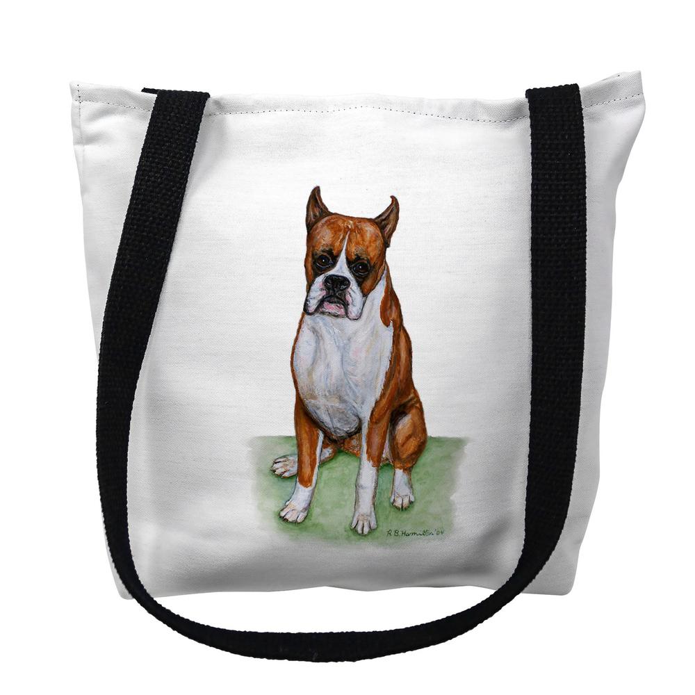Boxer Large Tote Bag 18x18. Picture 1