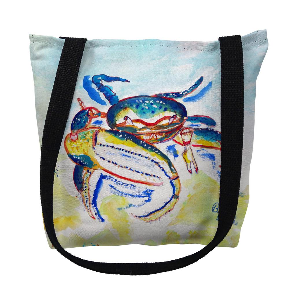 Colorful Fiddler Crab Medium Tote Bag 16x16. Picture 1