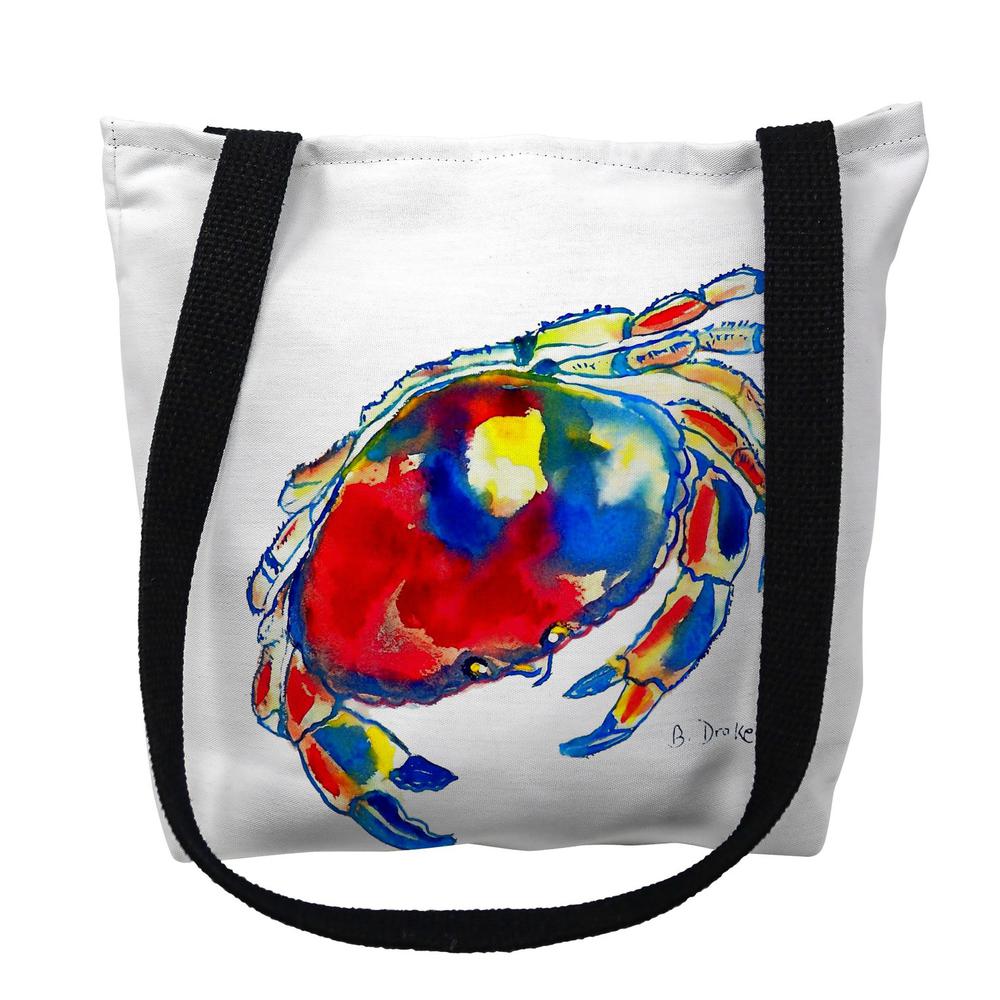 Dungeness Crab Large Tote Bag 18x18. Picture 1
