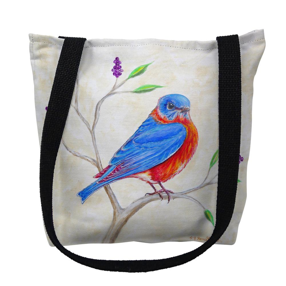 Dick's Blue Bird Large Tote Bag 18x18. Picture 1