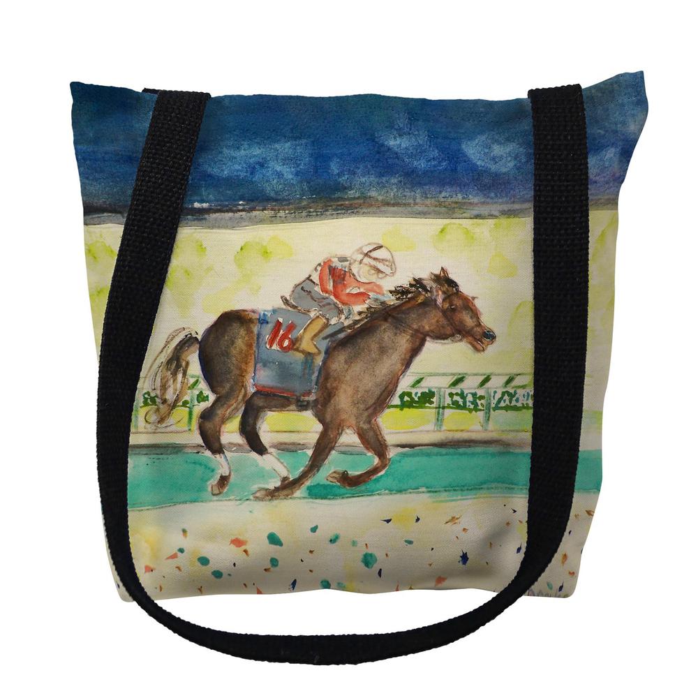 Derby Winner Large Tote Bag 18x18. Picture 1