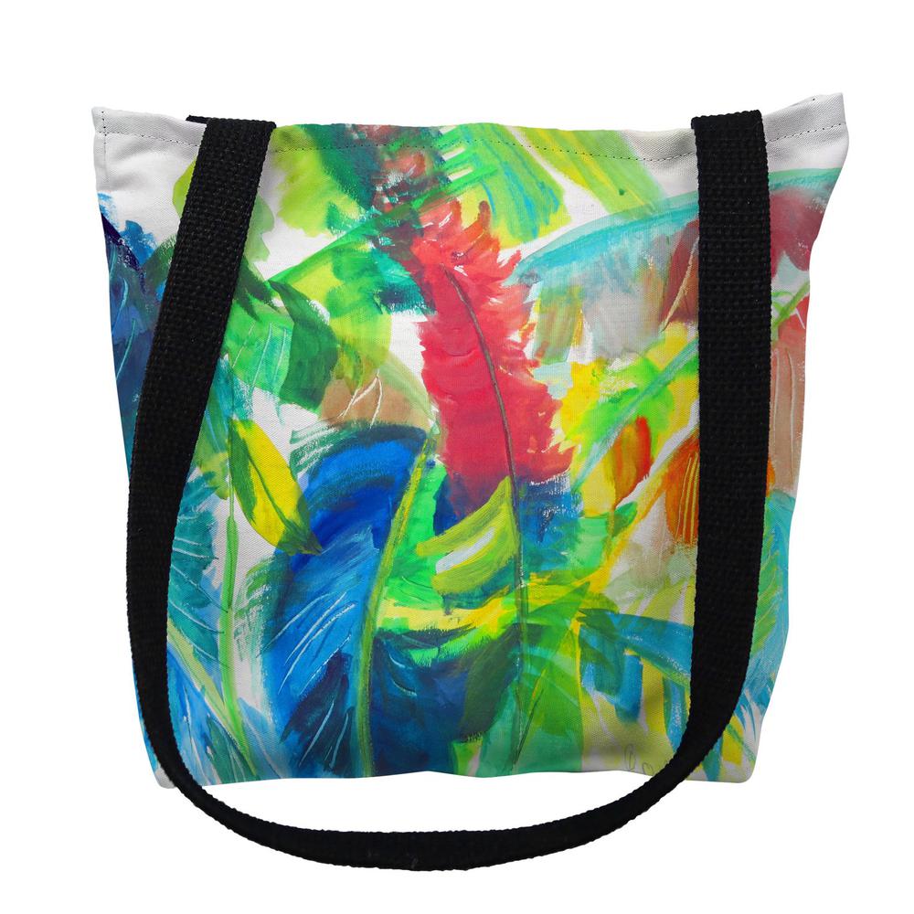 Abstract Palms Medium Tote Bag 16x16. Picture 1