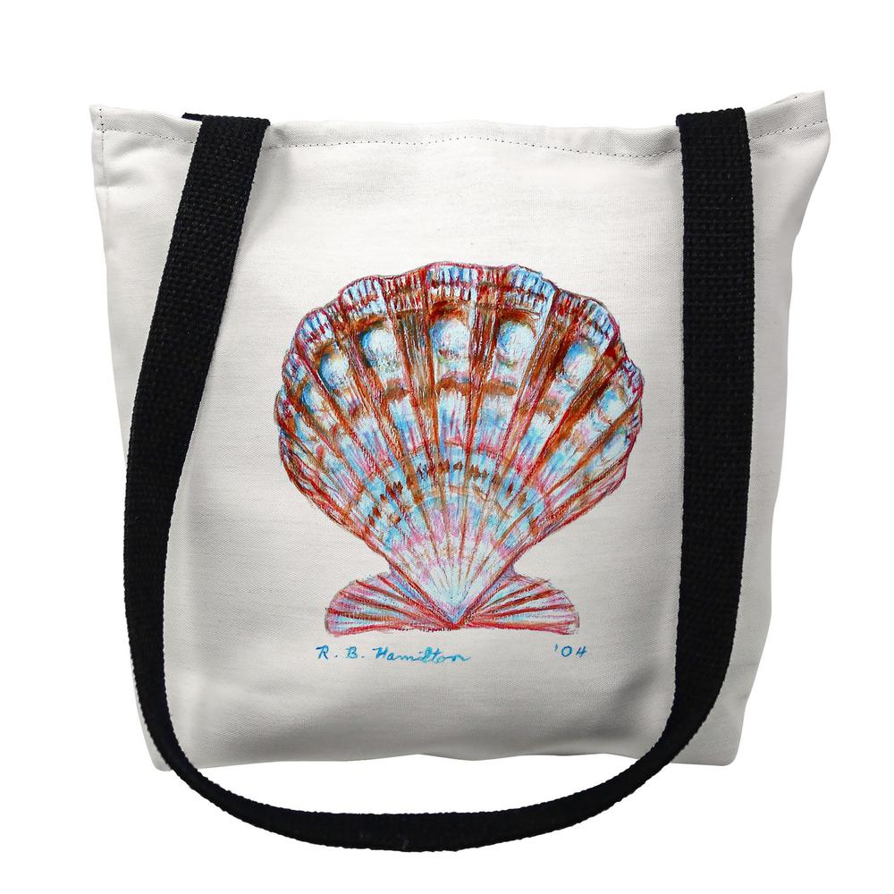 Scallop Shell Large Tote Bag 18x18. Picture 1
