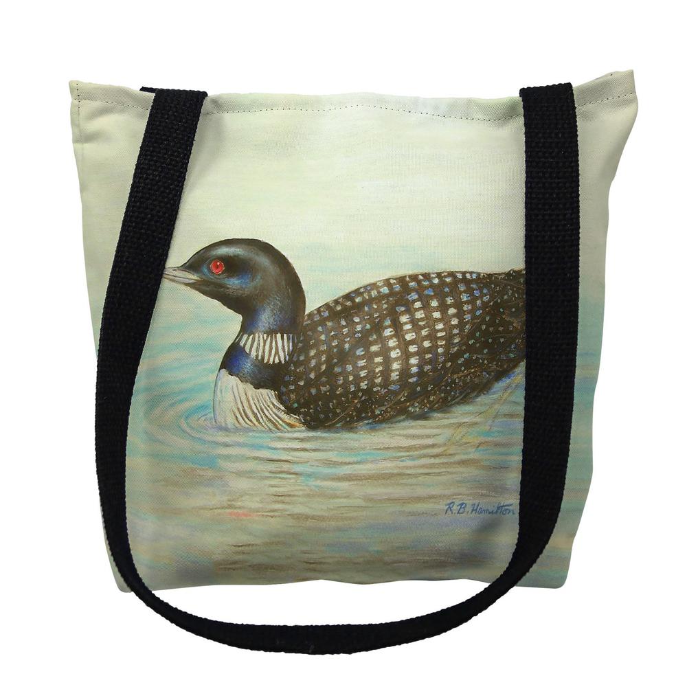 Loon Large Tote Bag 18x18. Picture 1