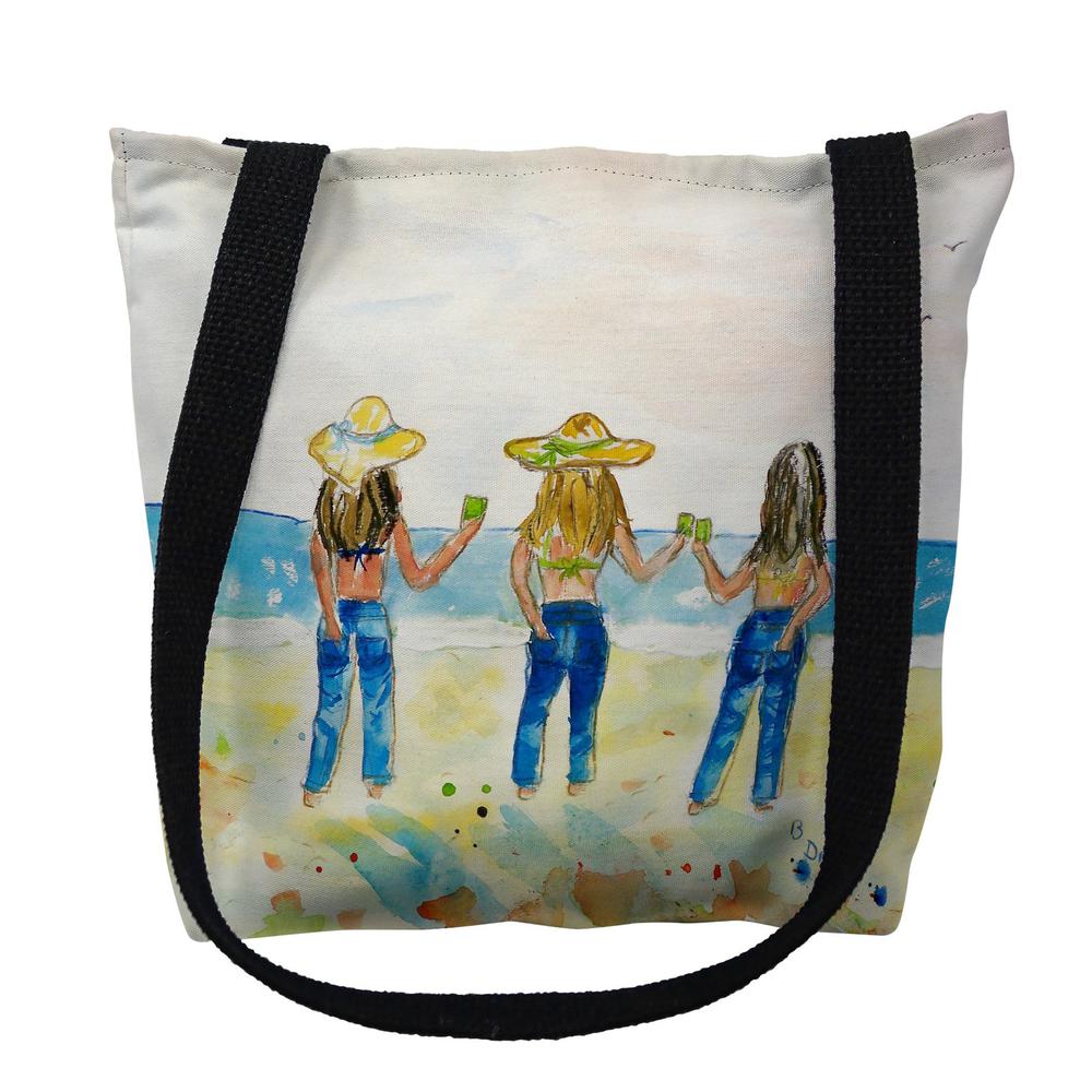 Bottoms Up Standing Large Tote Bag 18x18. Picture 1