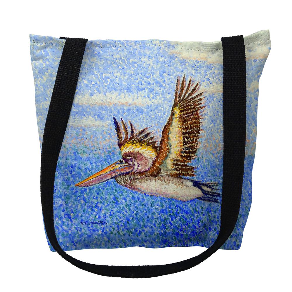 Flying Pelican Large Tote Bag 18x18. Picture 1