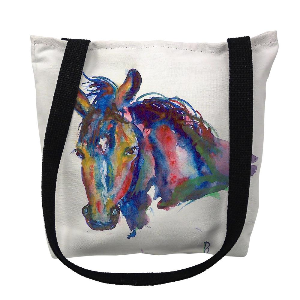 Nellie - Horse Small Tote Bag 13x13. The main picture.
