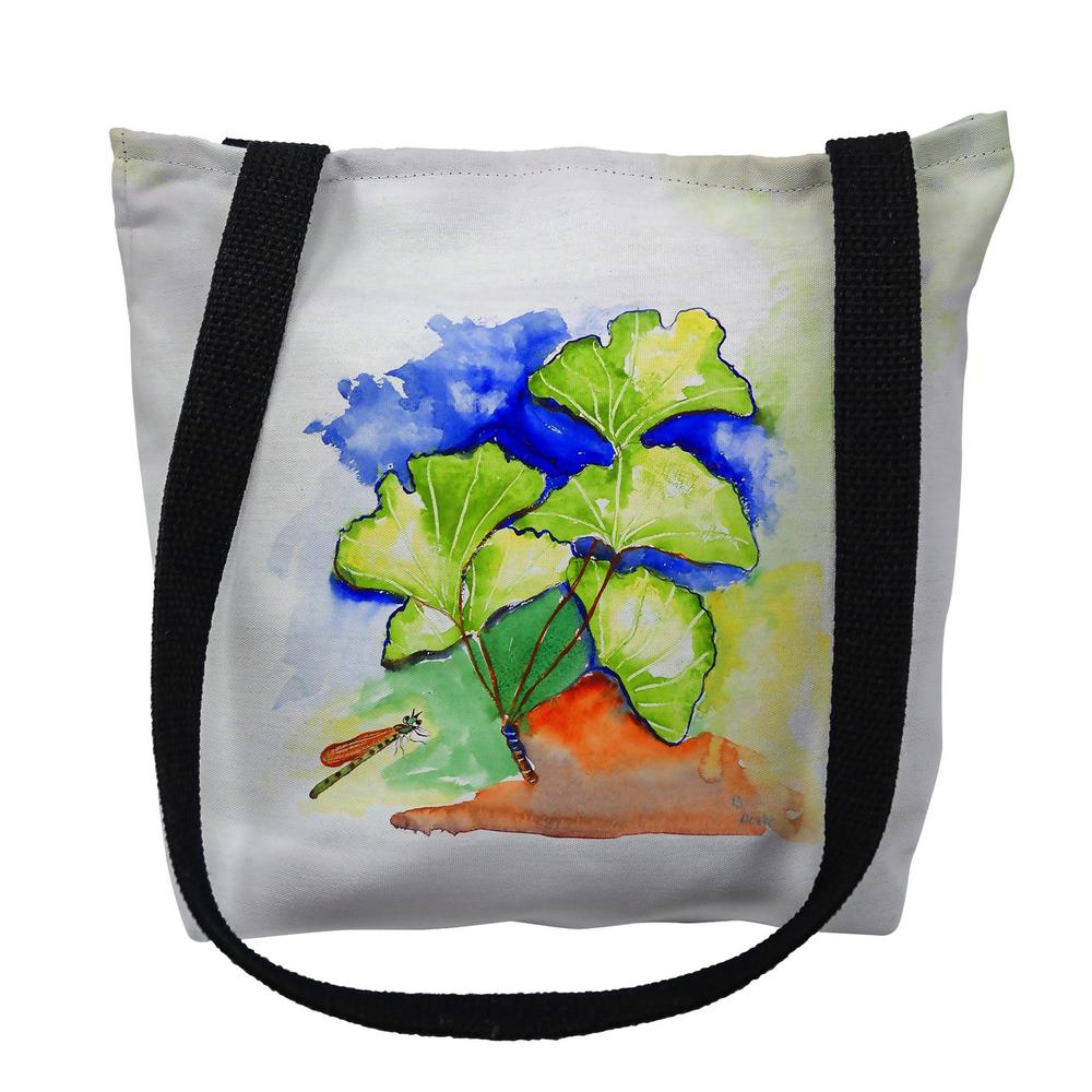 Ginko Leaves Medium Tote Bag 16x16. Picture 1