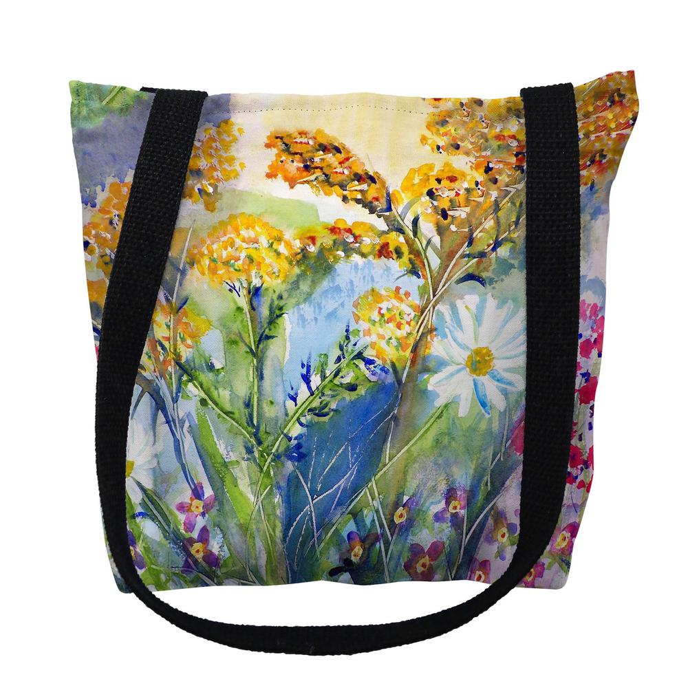 Wild Flowers Large Tote Bag 18x18. Picture 1