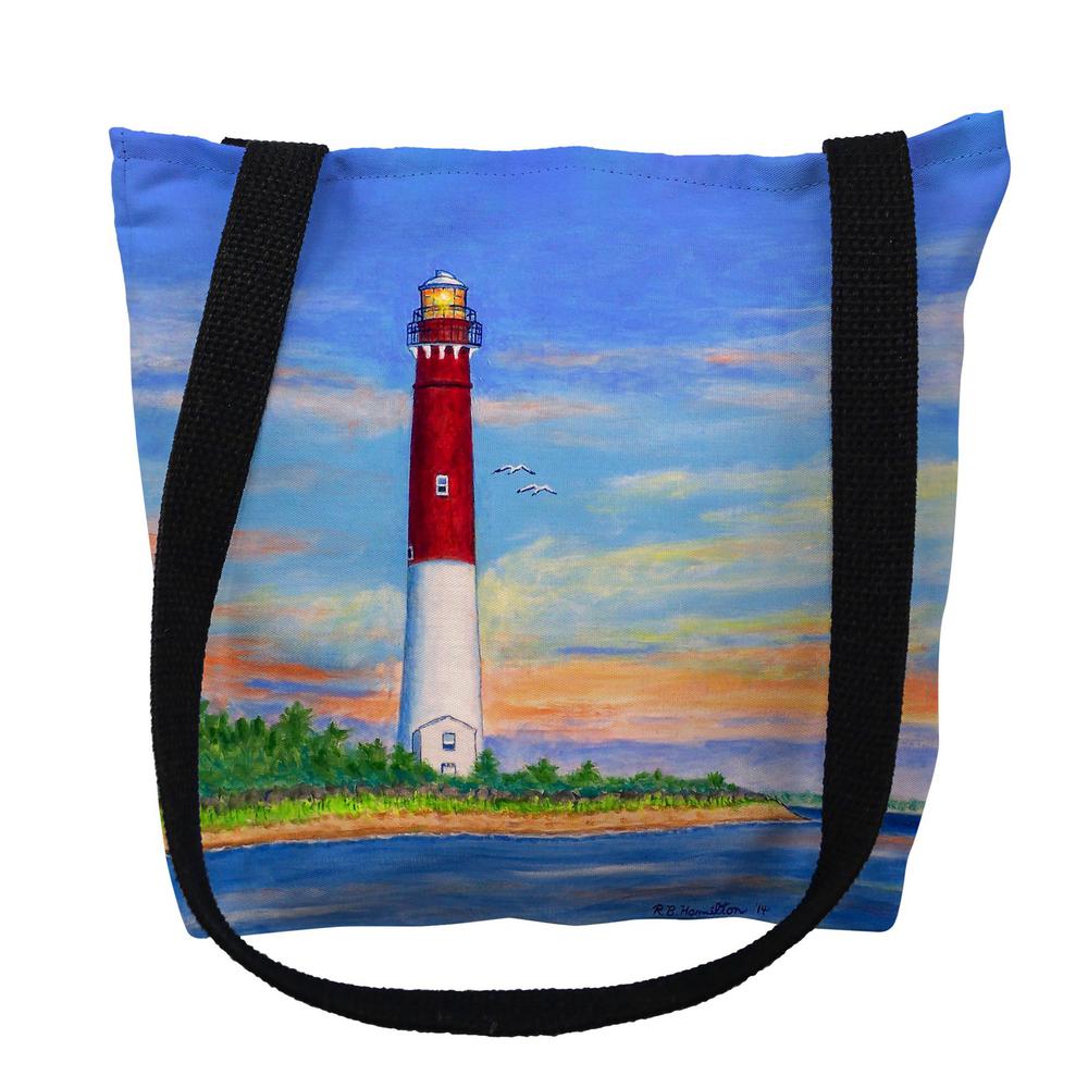 Barnegot Lighthouse, NJ Small Tote Bag 13x13. Picture 1