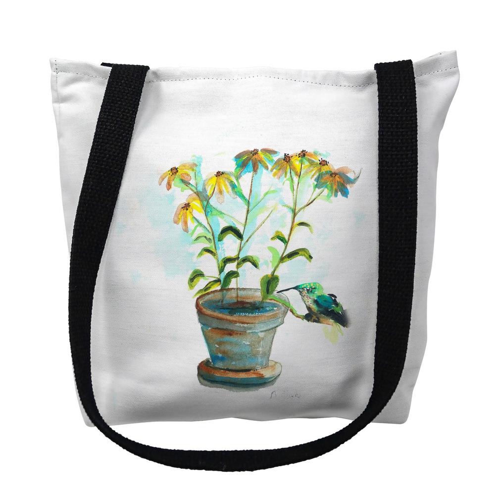 Pot to Daisies Large Tote Bag 18x18. Picture 1