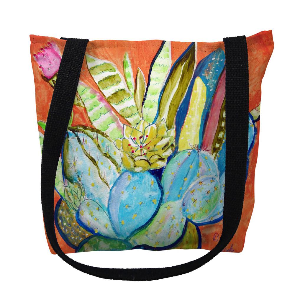 Cactus I Small Tote Bag 13x13. Picture 1