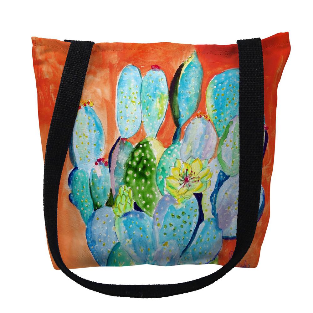 Cactus II Small Tote Bag 13x13. Picture 1