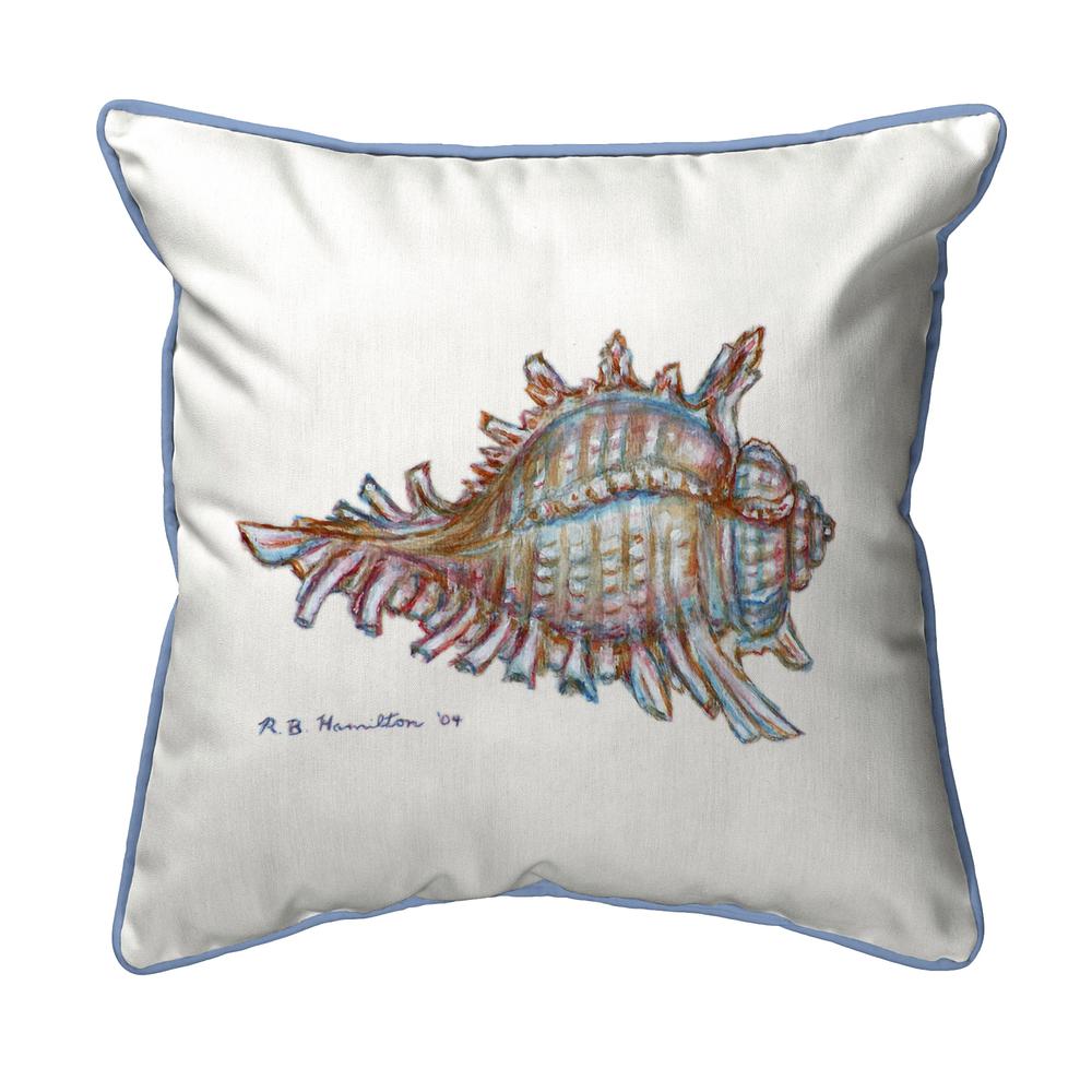 Conch Extra Large Zippered Pillow 22x22. Picture 1