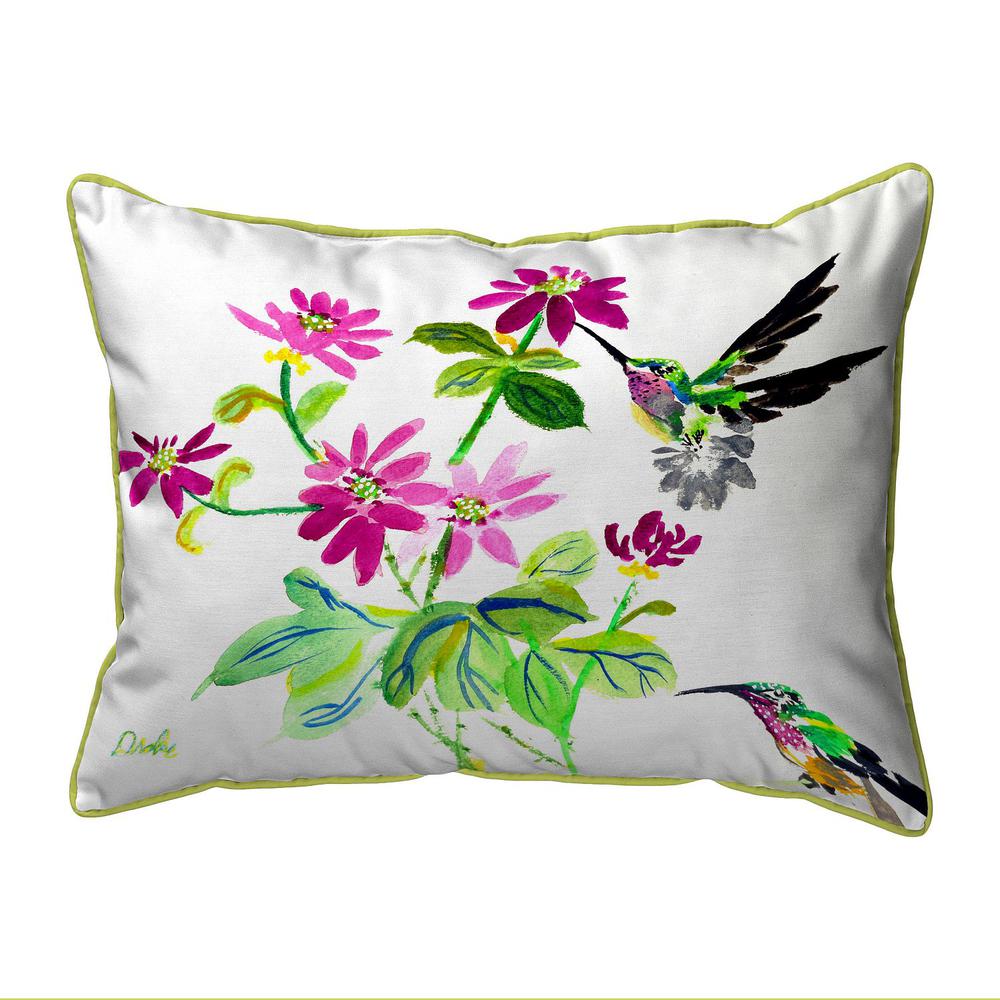Ruby Throat Extra Large Zippered Pillow 20x24. Picture 1