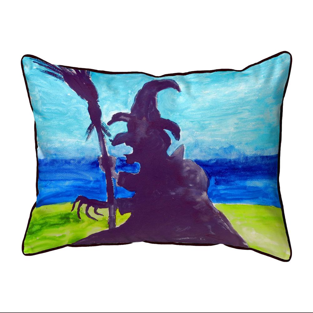 Wicked Witch Extra Large Zippered Pillow 20x24. Picture 1