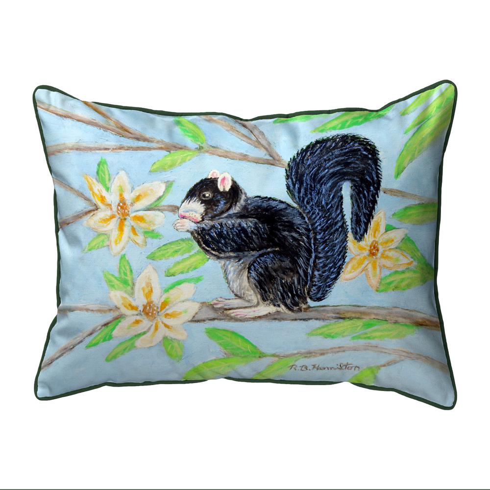 Fox Squirrel Extra Large Zippered Indoor/Outdoor Pillow 20x24. Picture 1
