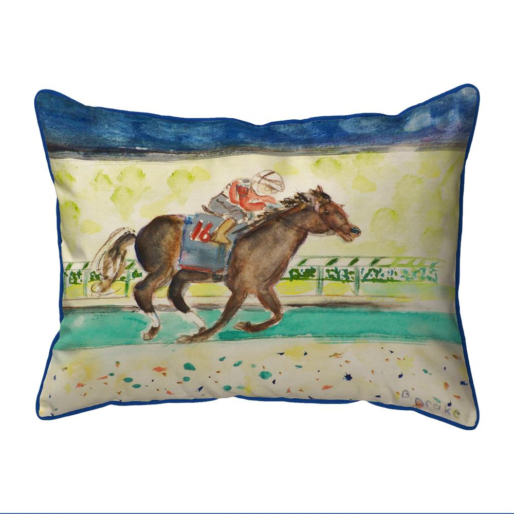 Derby Winner Extra Large Zippered Pillow 20x24. Picture 1