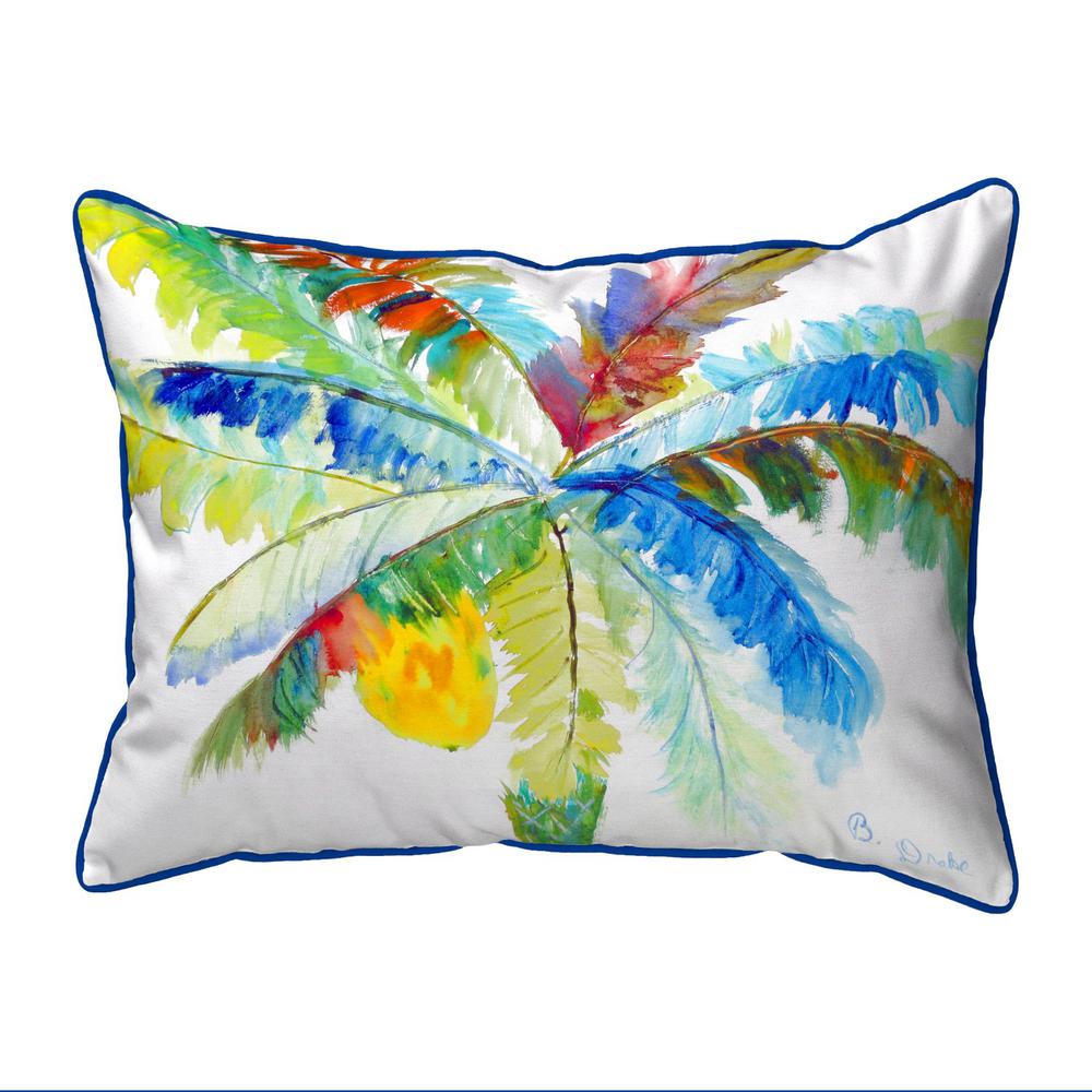 Big Palm Extra Large Zippered Indoor/Outdoor Pillow 20x24. Picture 1
