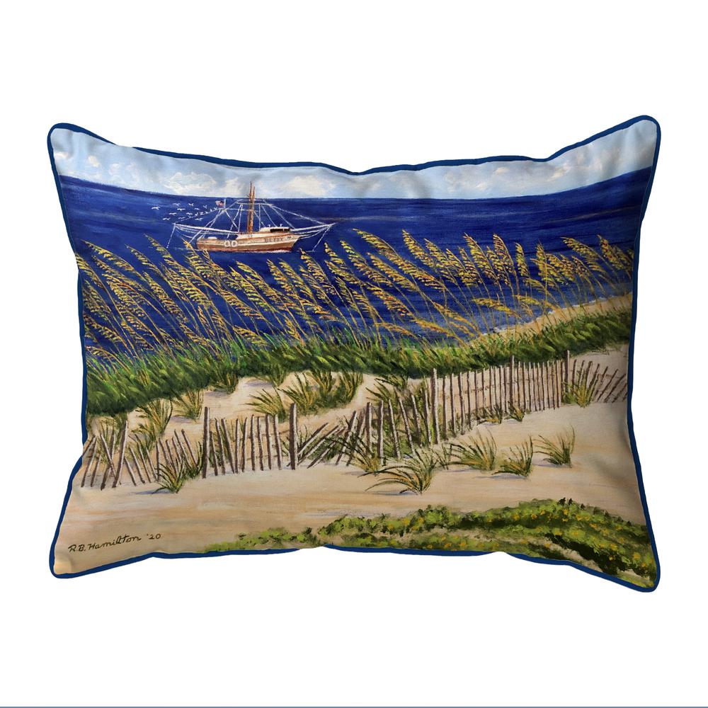 Shrimp Boat & Oates Extra Large Zippered Indoor/Outdoor Pillow 20x24. Picture 1