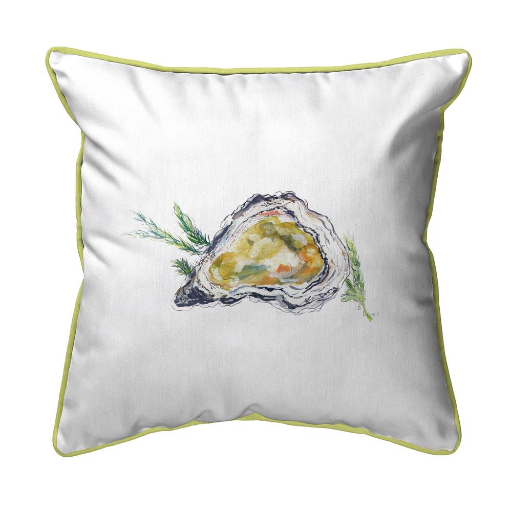 Oyster Extra Large Zippered Pillow 22x22. Picture 1