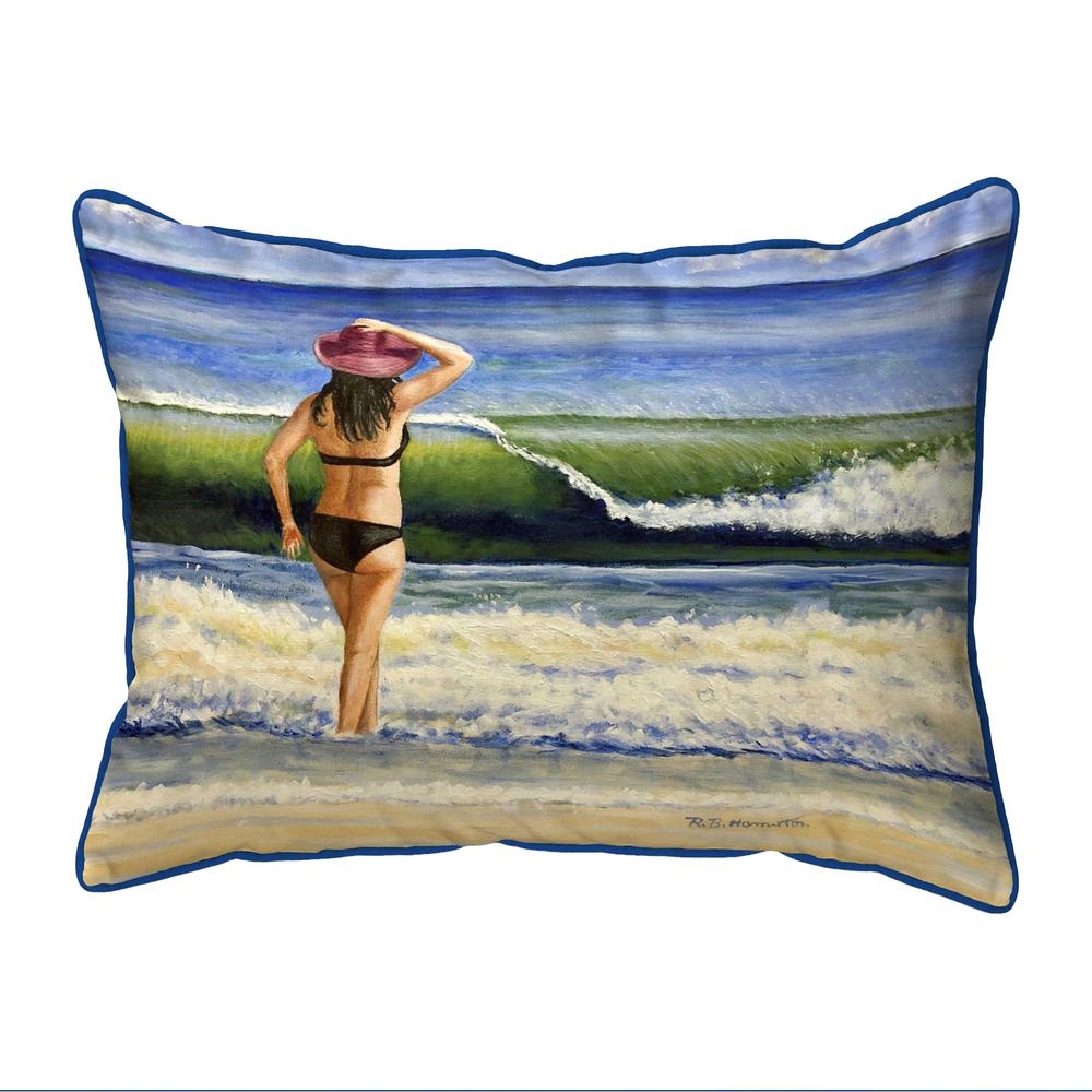 Into the Breach Extra Large Zippered Pillow 20x24. Picture 1