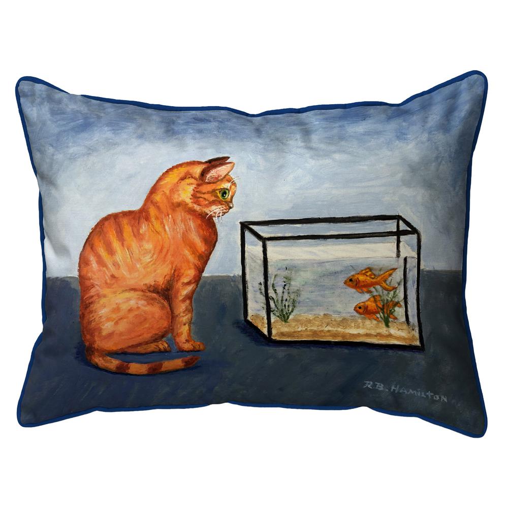 Orange Like Me Extra Large Zippered Indoor/Outdoor Pillow 20x24. Picture 1