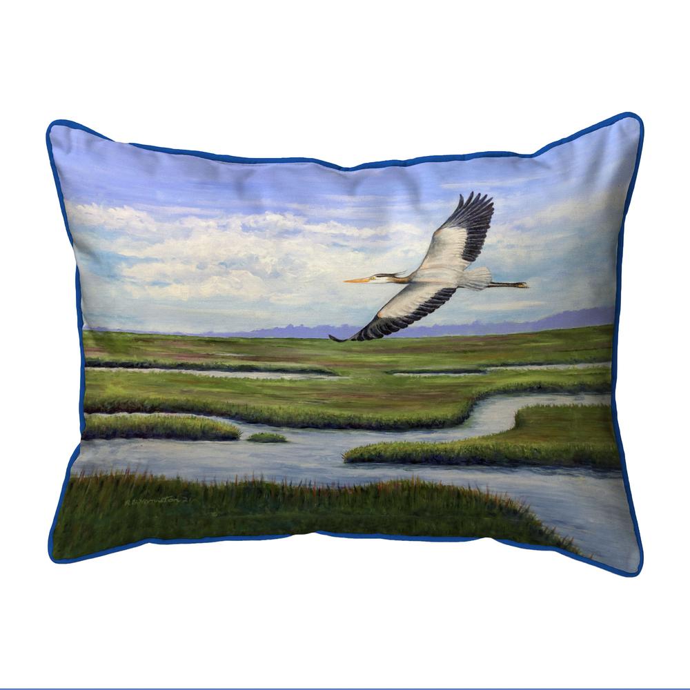 Marsh Flying Extra Large Zippered Pillow 20x24. Picture 1