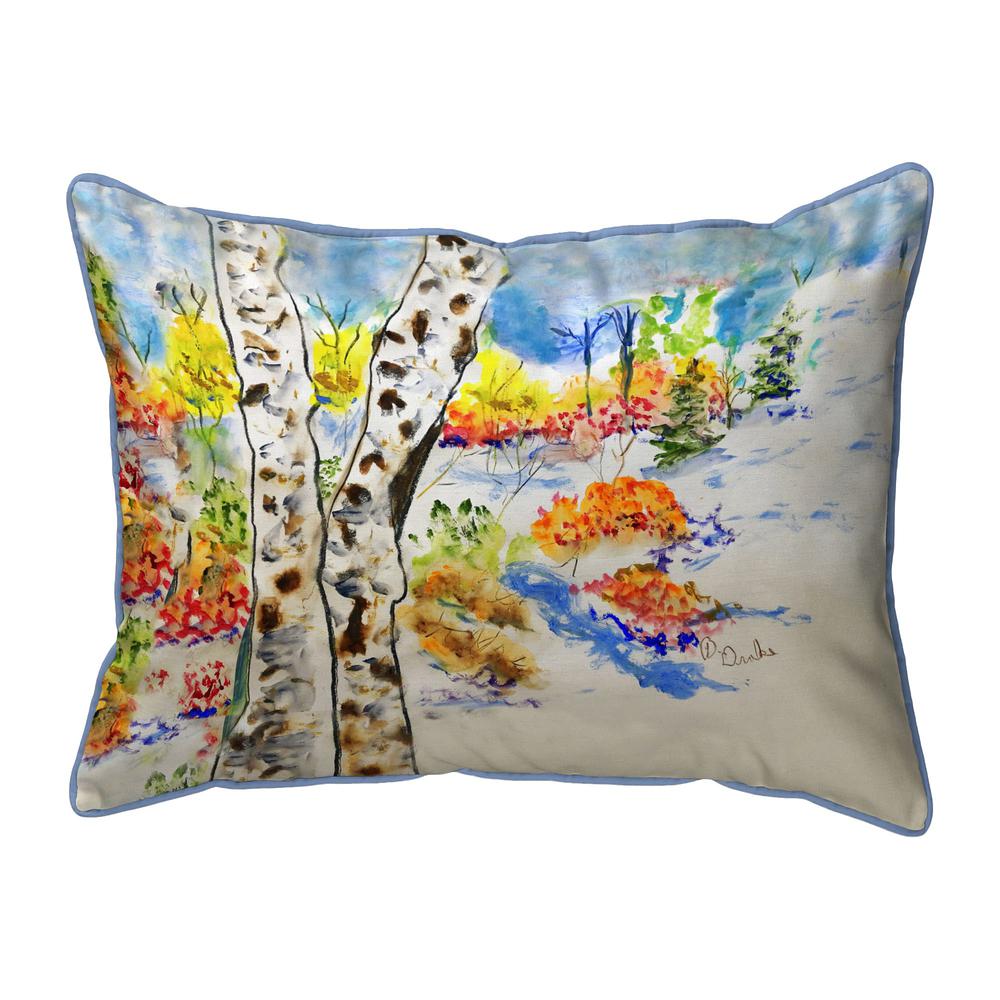 White Birch Extra Large Zippered Pillow 20x24. Picture 1