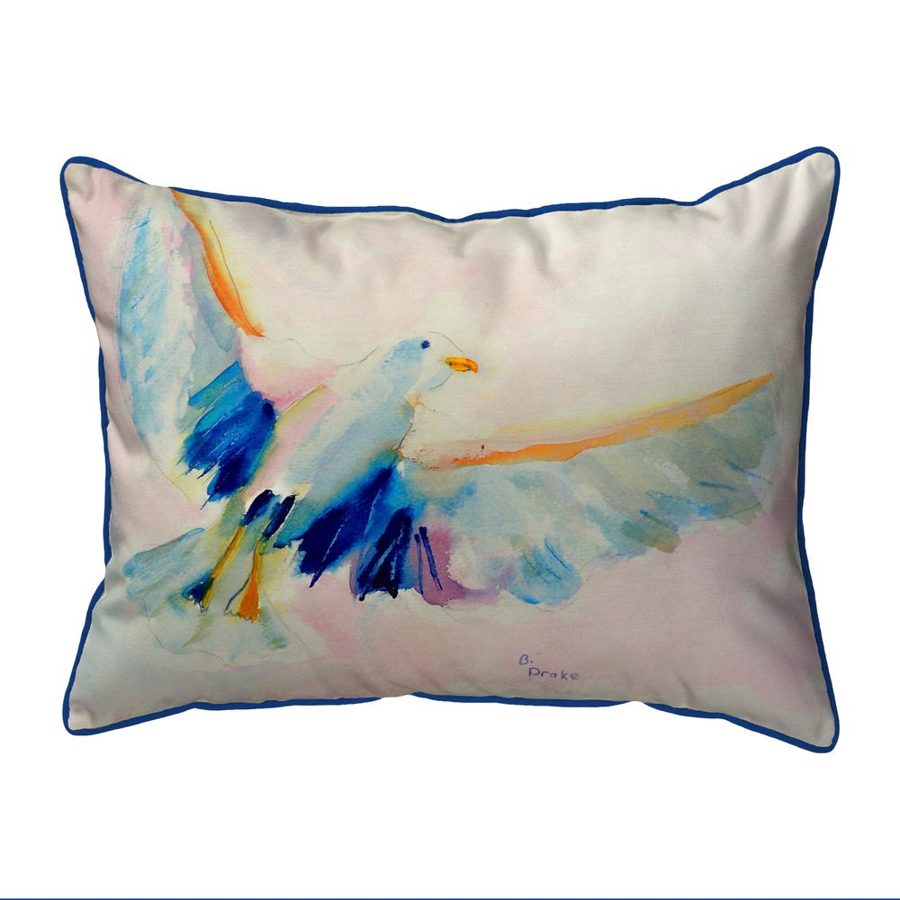 Flying Gull Extra Large Zippered Pillow 20x24. Picture 1