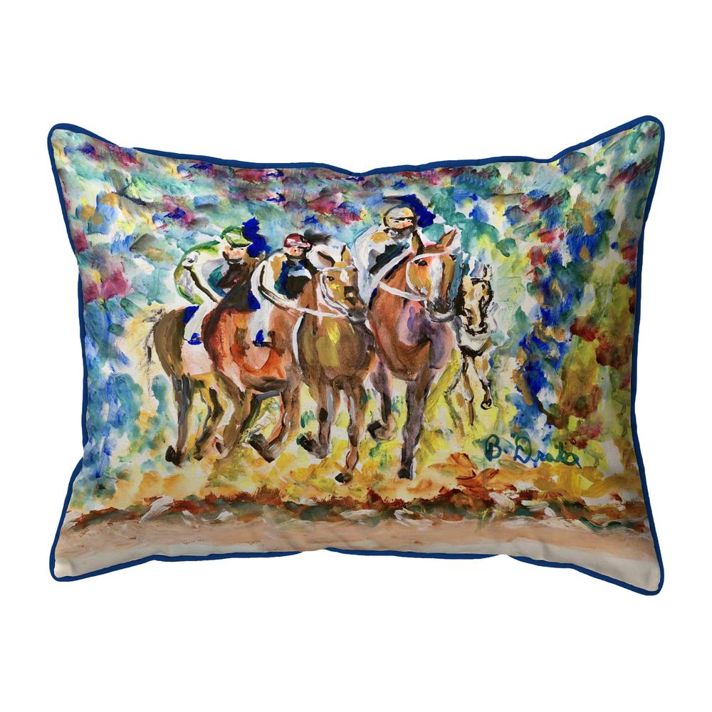 Four Racing II Extra Large Zippered Pillow 20x24. Picture 1