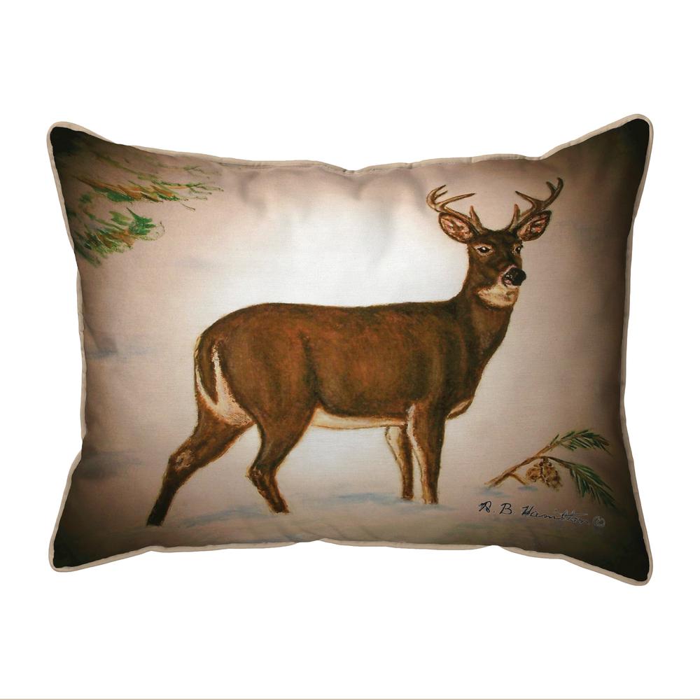 Buck Extra Large Zippered Pillow 20x24. Picture 1