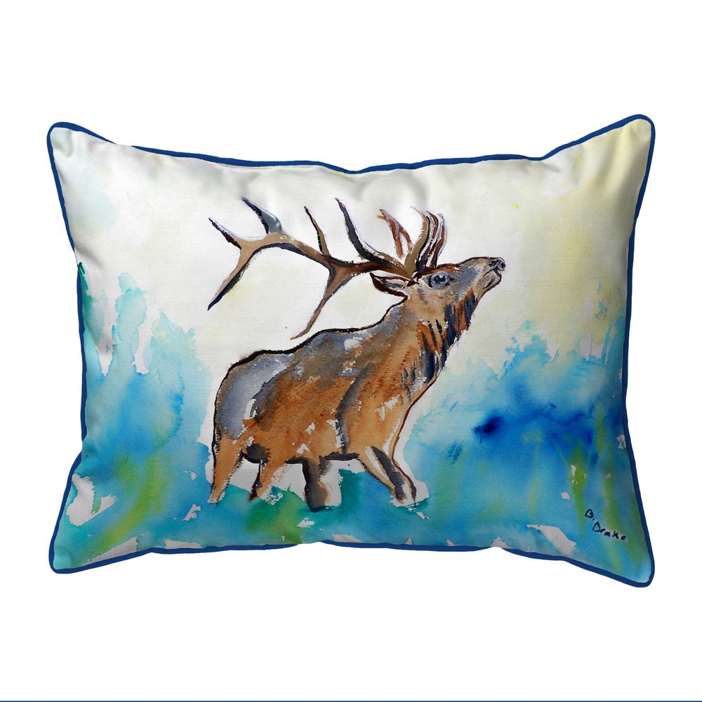 Elk Extra Large Zippered Pillow 20x24. Picture 1