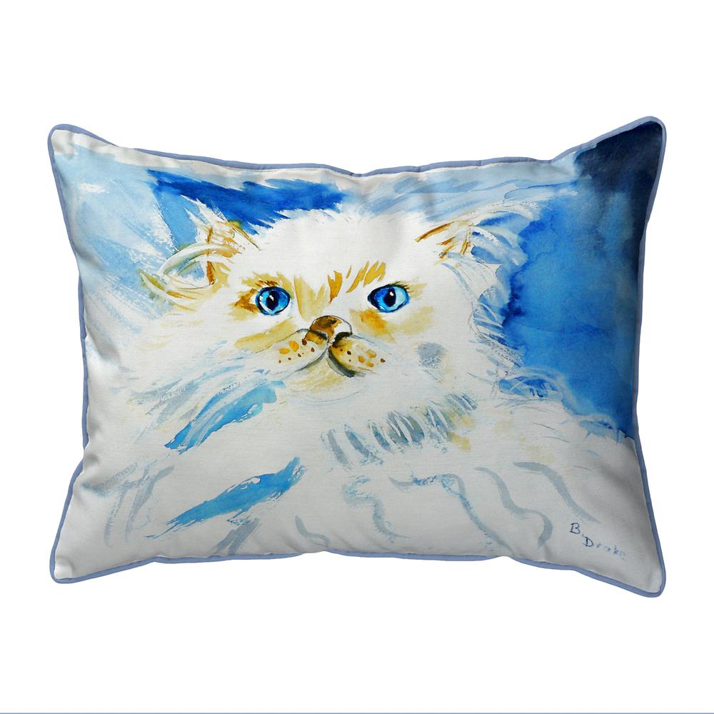 Junior the Cat Extra Large Zippered Pillow 20x24. Picture 1