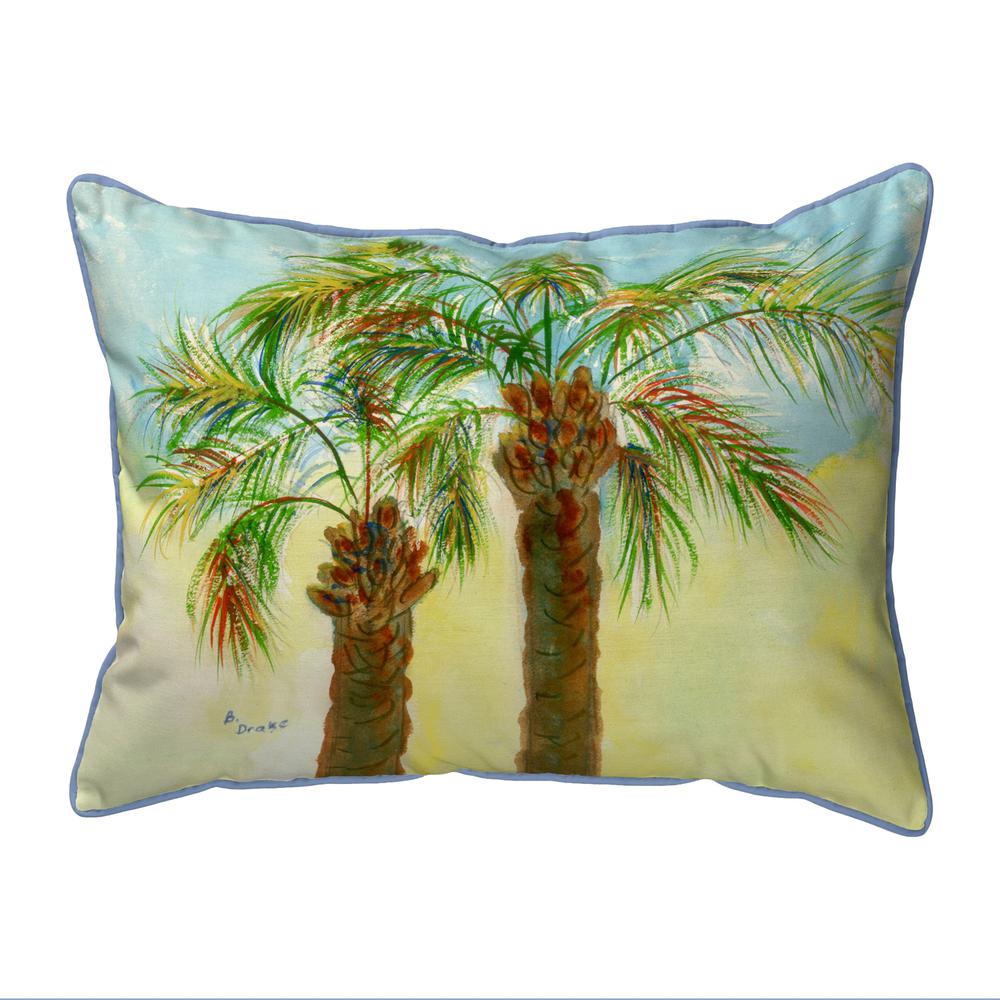 Betsy's Palms Extra Large Zippered Pillow 20x24. Picture 1