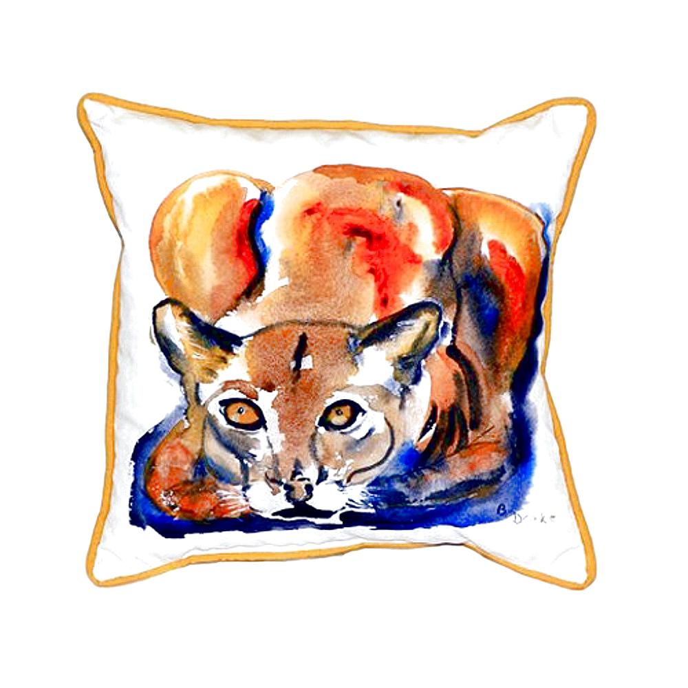 Cougar Extra Large Zippered Pillow 22x22. Picture 1