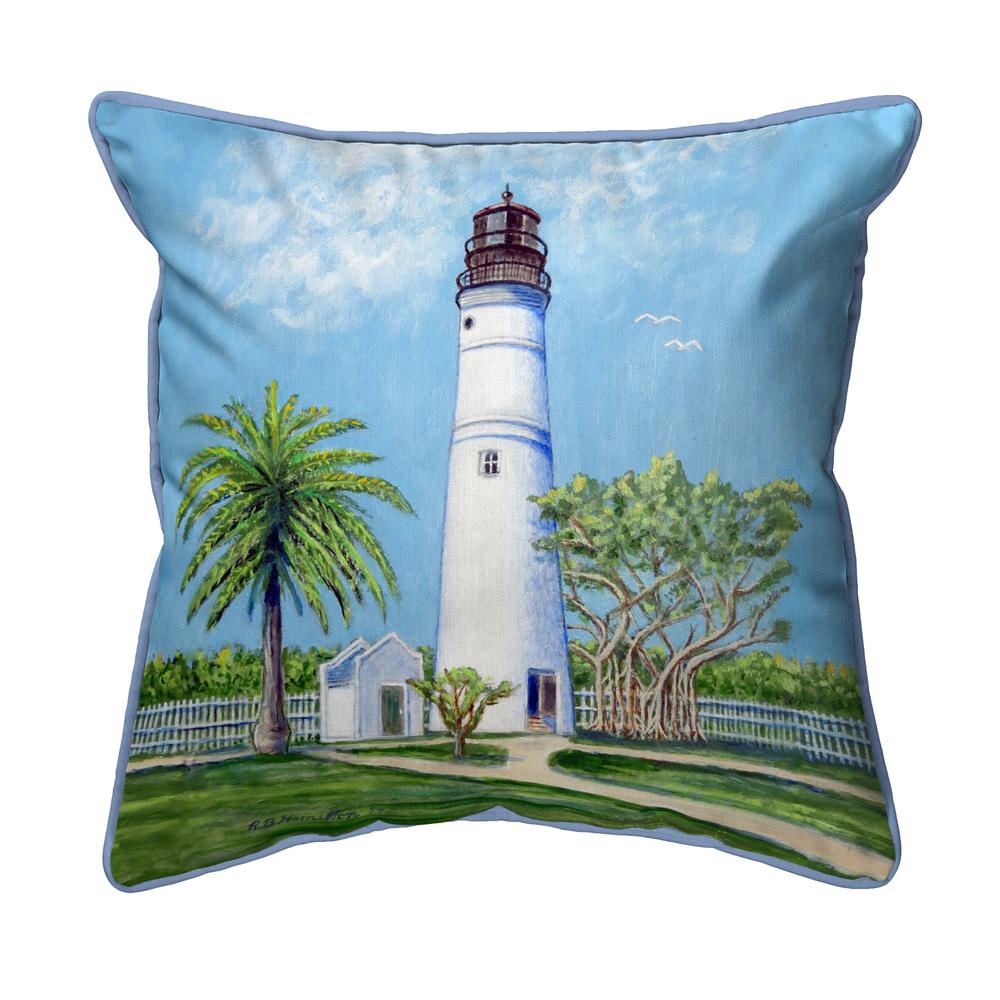 Key West Lighthouse Extra Large Zippered Pillow 22x22. Picture 1