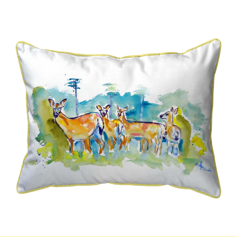 Deer Herd Extra Large Zippered Pillow 22x22. Picture 1