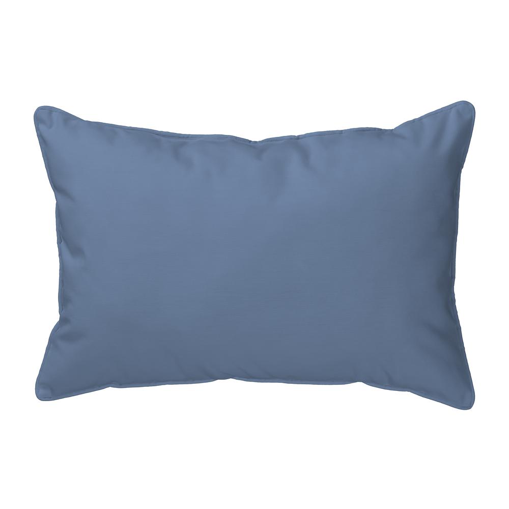 Blue Egret  Indoor/Outdoor Extra Large Pillow 20x24. Picture 2