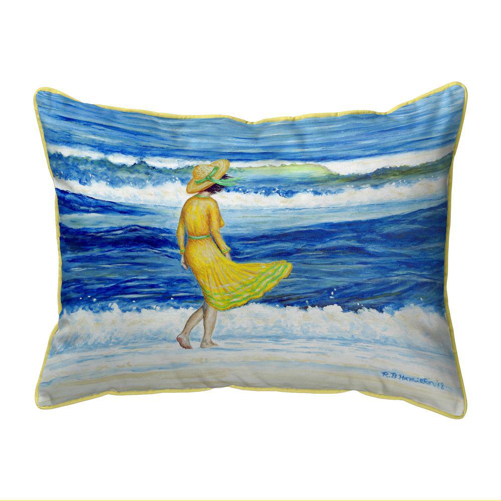 Rough Surf Extra Large Zippered Indoor/Outdoor Pillow 20x24. Picture 1