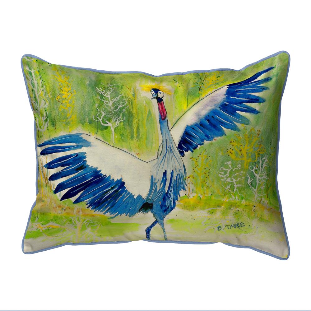 Dancing Crane Extra Large Zippered Pillow 20x24. Picture 1