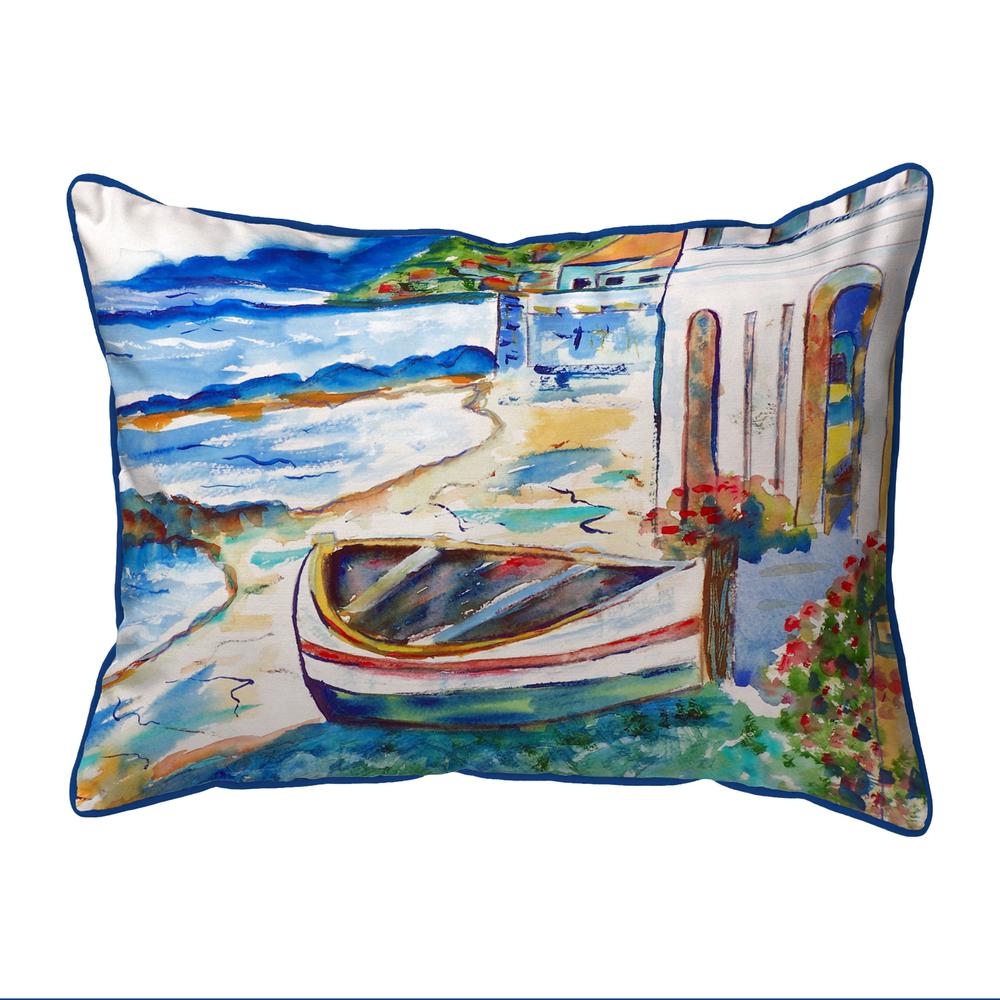 Sicilian Shore Extra Large Zippered Pillow 20x24. Picture 1