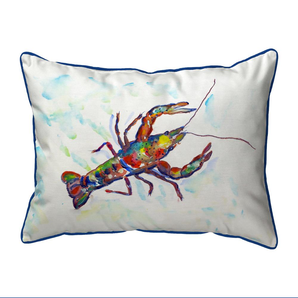 Crayfish Extra Large Zippered Pillow 20x24. Picture 1