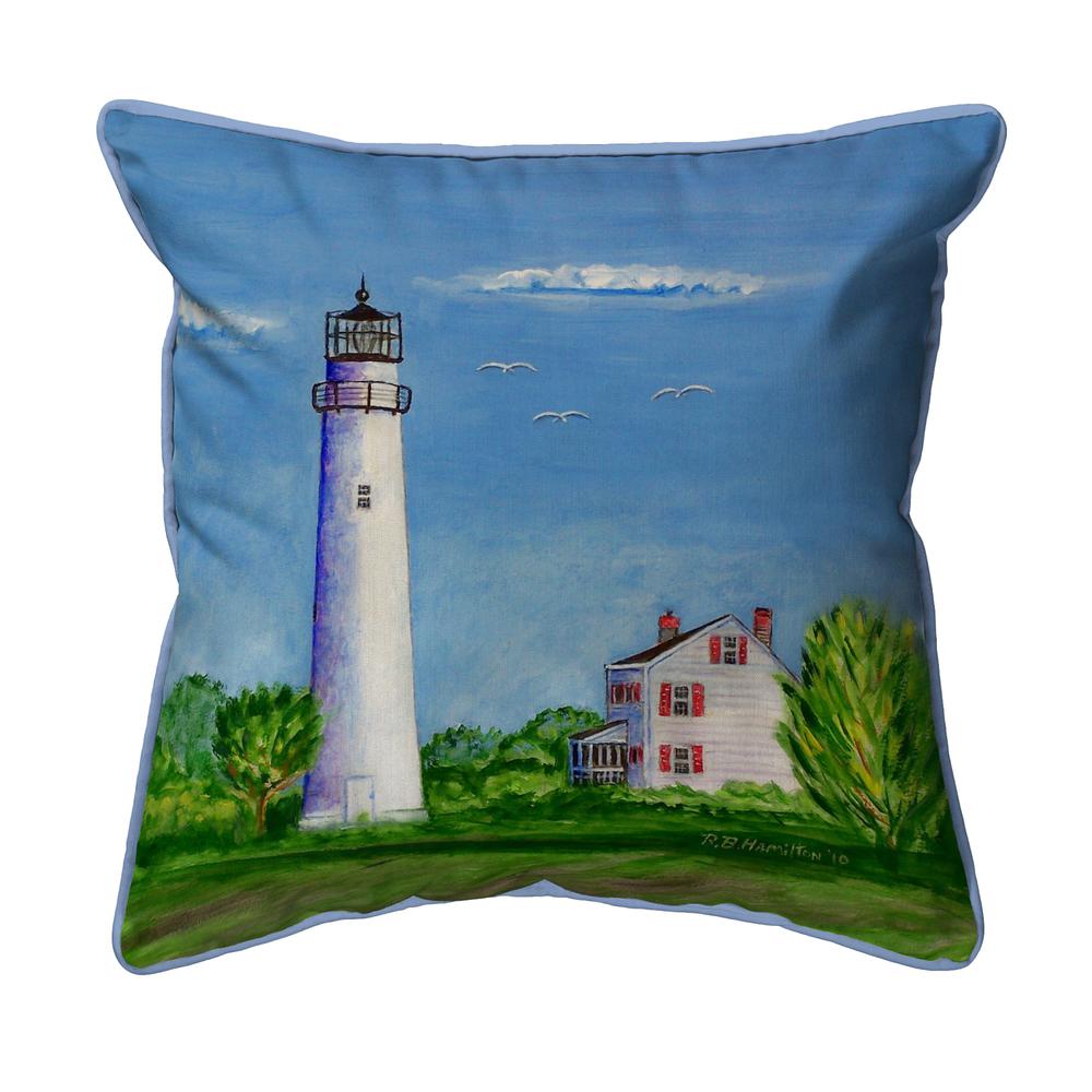 Fenwick Island Light House Extra Large Zippered Pillow 22x22. Picture 1
