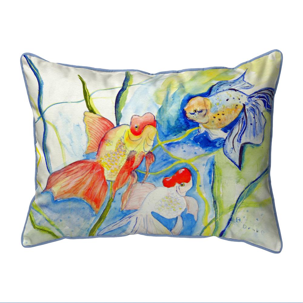 Fantails Extra Large Zippered Pillow 20x24. Picture 1