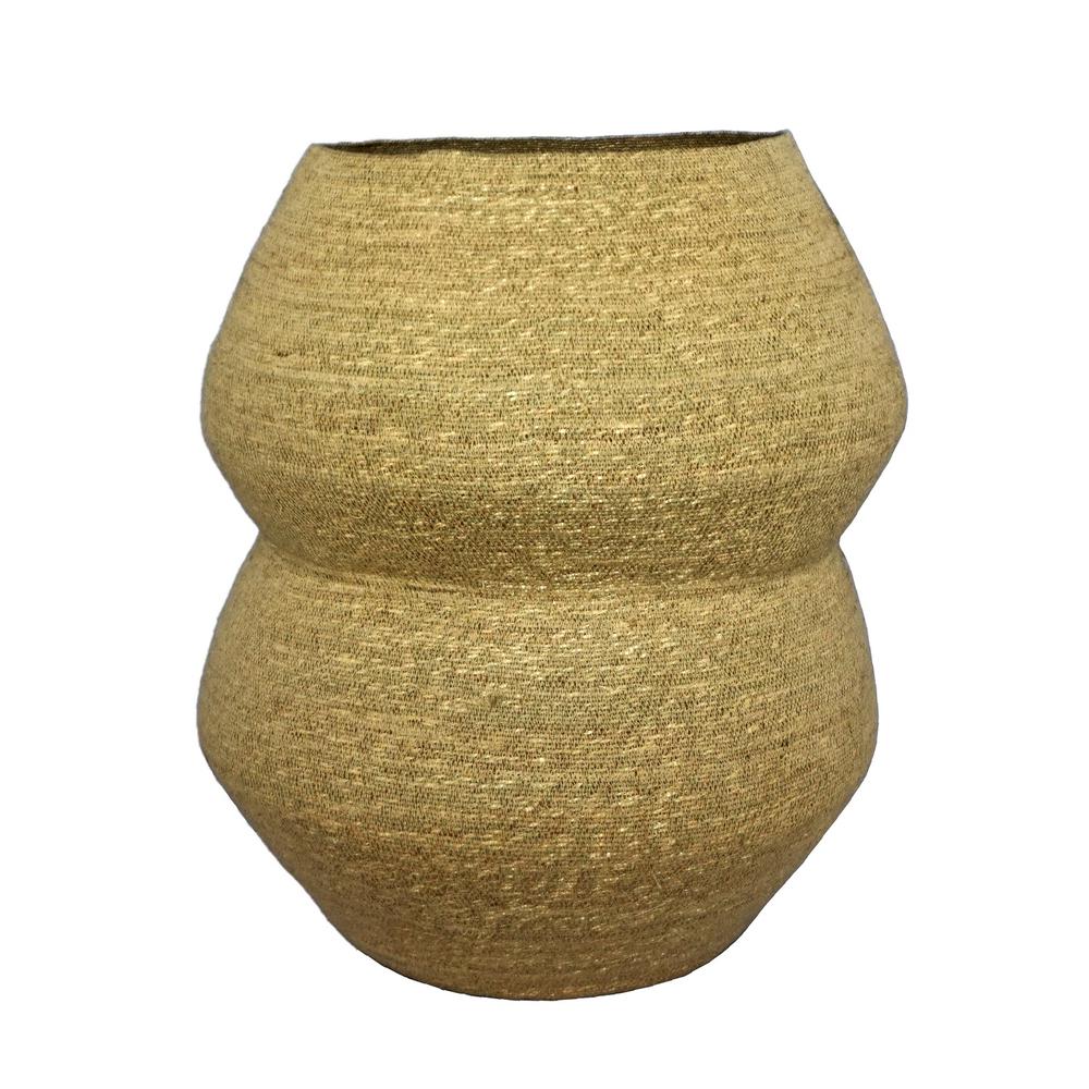Basket Top Natural Seagrass Dia 21". Picture 1