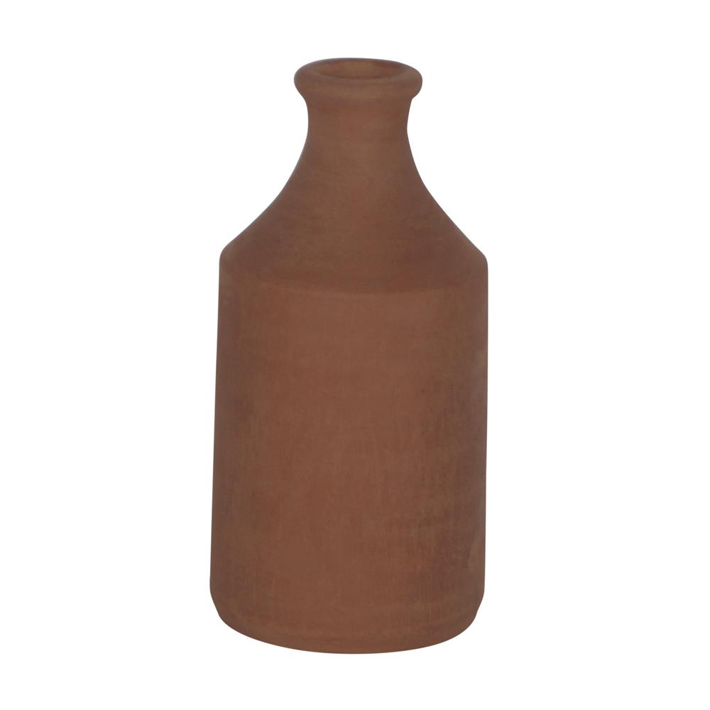 Sm. Terracota Bottle 2.95”H - Natural Terracotta. Picture 1
